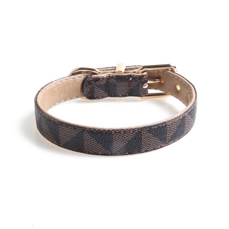 Desmond Collection Faux Leather Dog Collar-3
