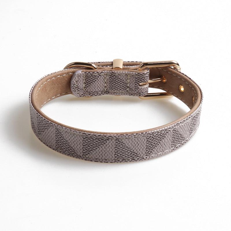 Desmond Collection Faux Leather Dog Collar-2