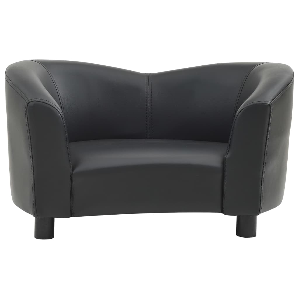 Vanguard Collection Faux Leather Sofa-2