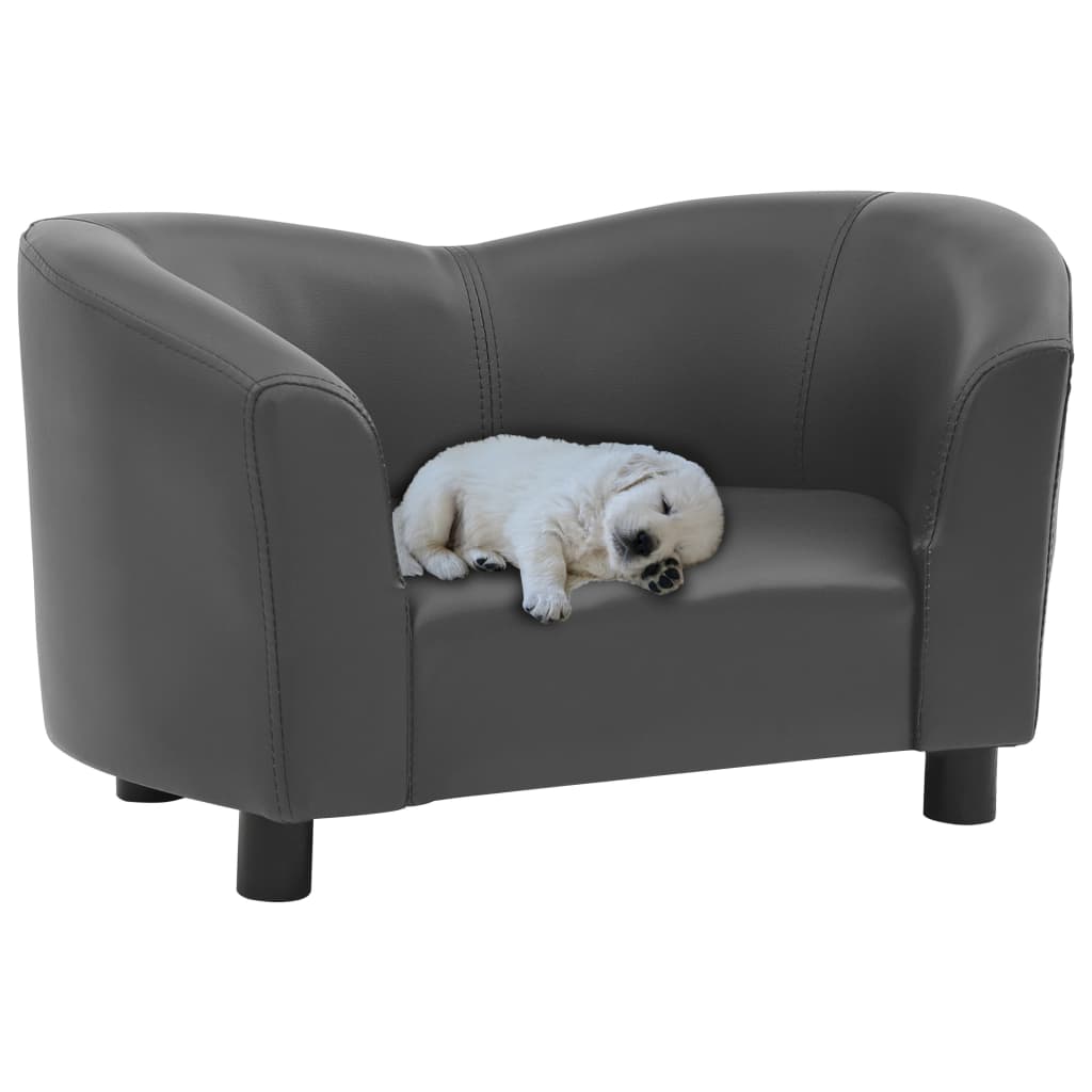 Vanguard Collection Faux Leather Sofa-7