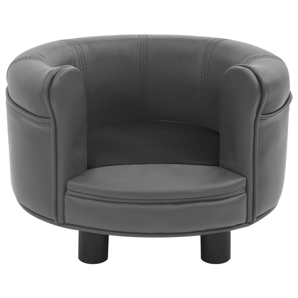 Nirvana Collection Faux Leather Dog Sofa-2