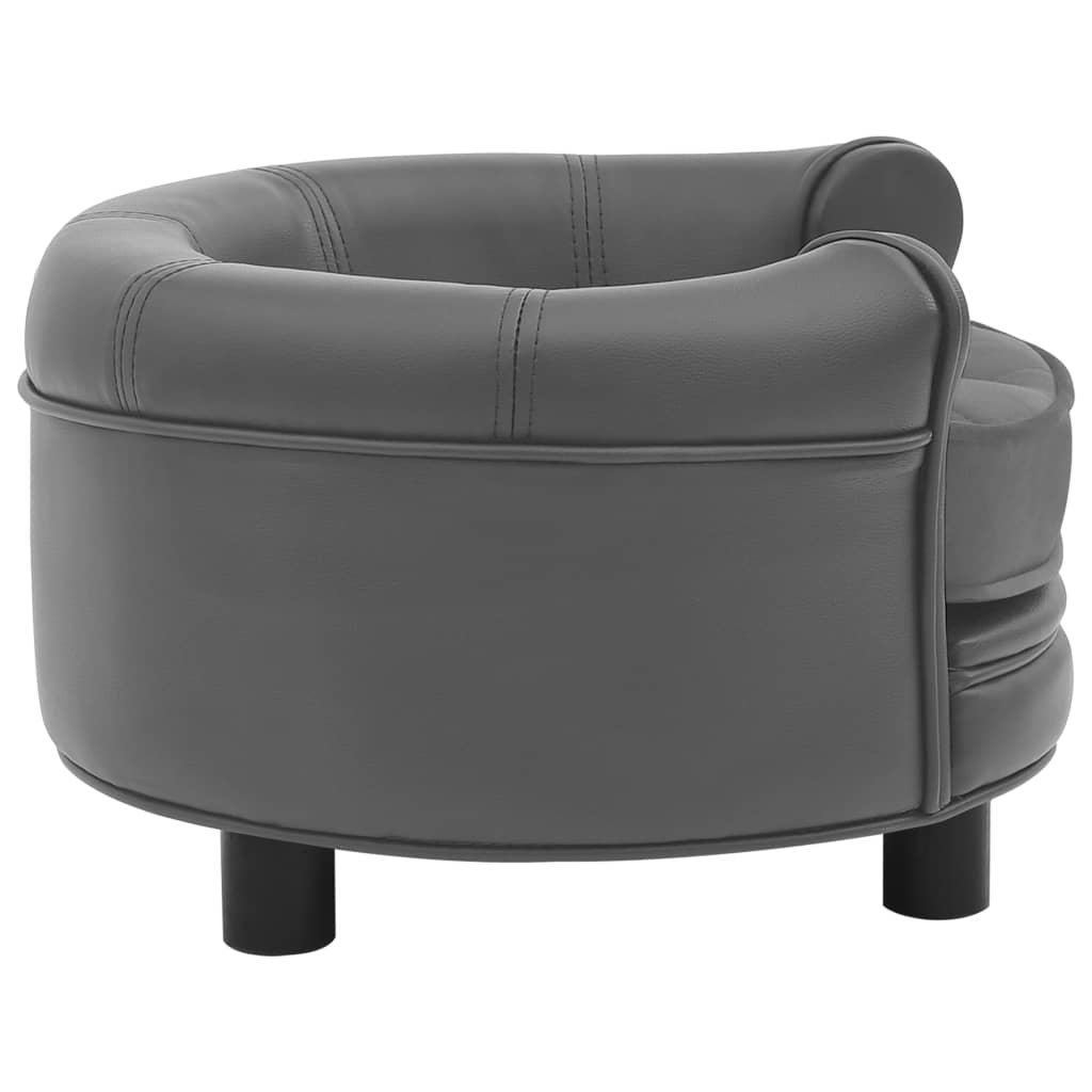 Nirvana Collection Faux Leather Dog Sofa-3