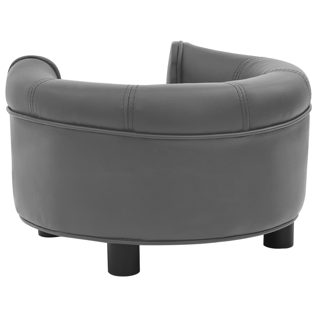 Nirvana Collection Faux Leather Dog Sofa-4