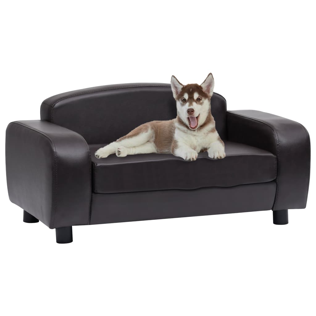 Vanguard Collection Faux Leather Sofa-6