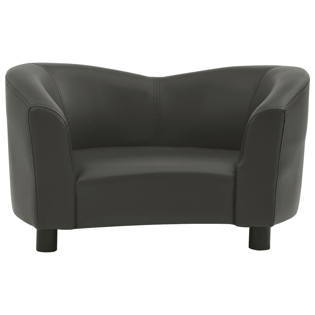 Vanguard Collection Faux Leather Sofa-0