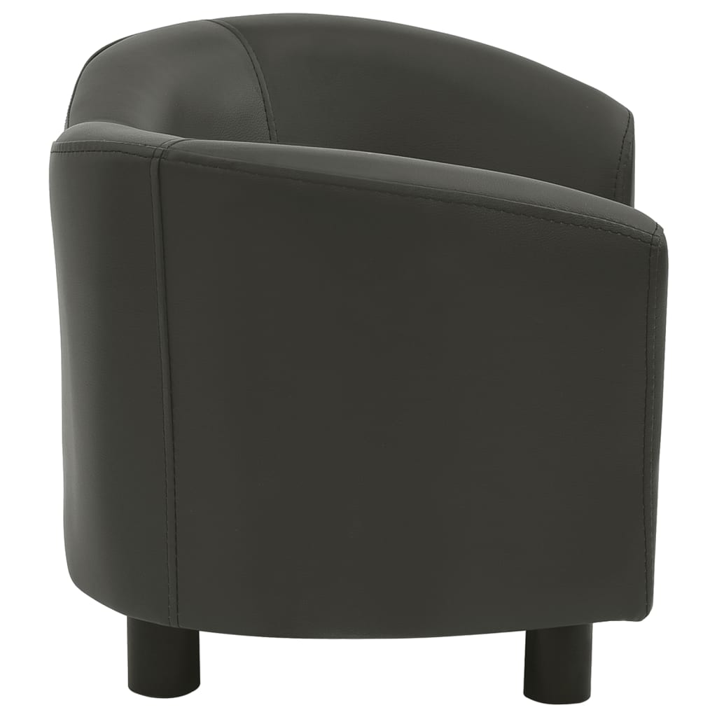 Vanguard Collection Faux Leather Sofa-3