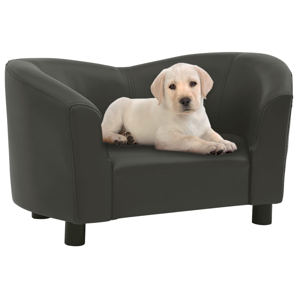 Vanguard Collection Faux Leather Sofa-6