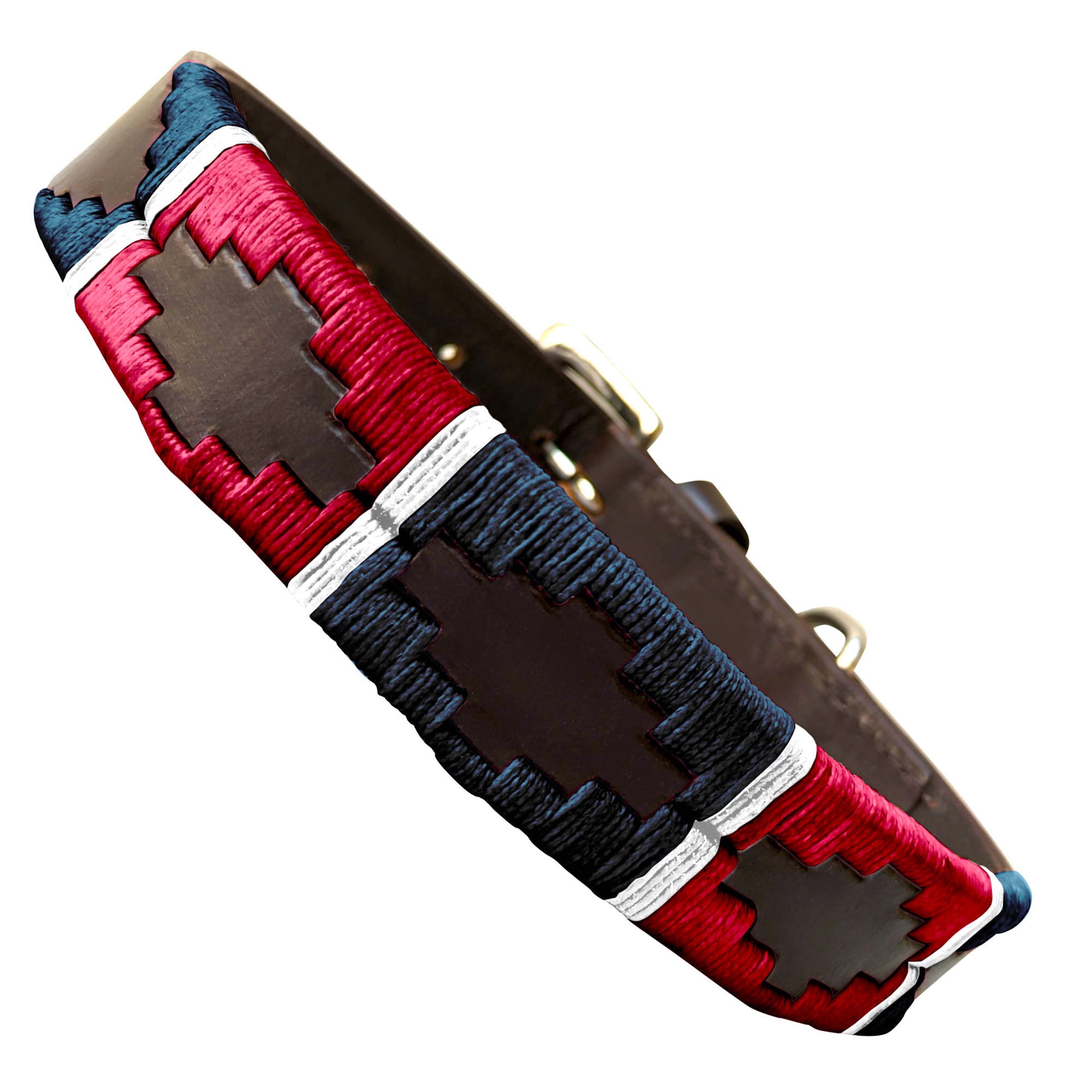 Polo Collection Red & Navy Collar-0