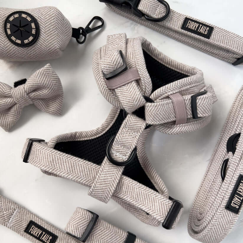 Celine Collection Soft Brown Cashmere Harness-1