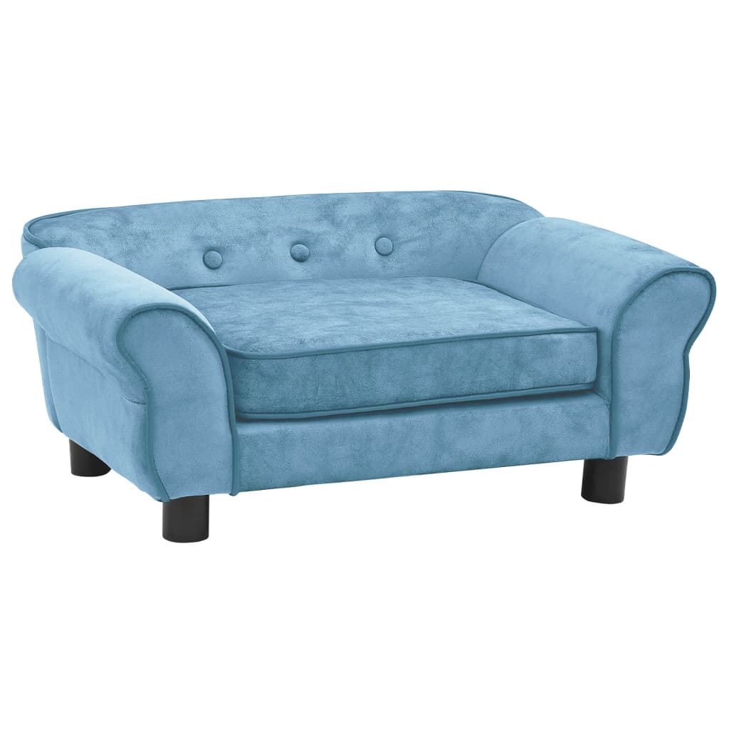 Nirvana Collection Plush Turquoise Sofa-1