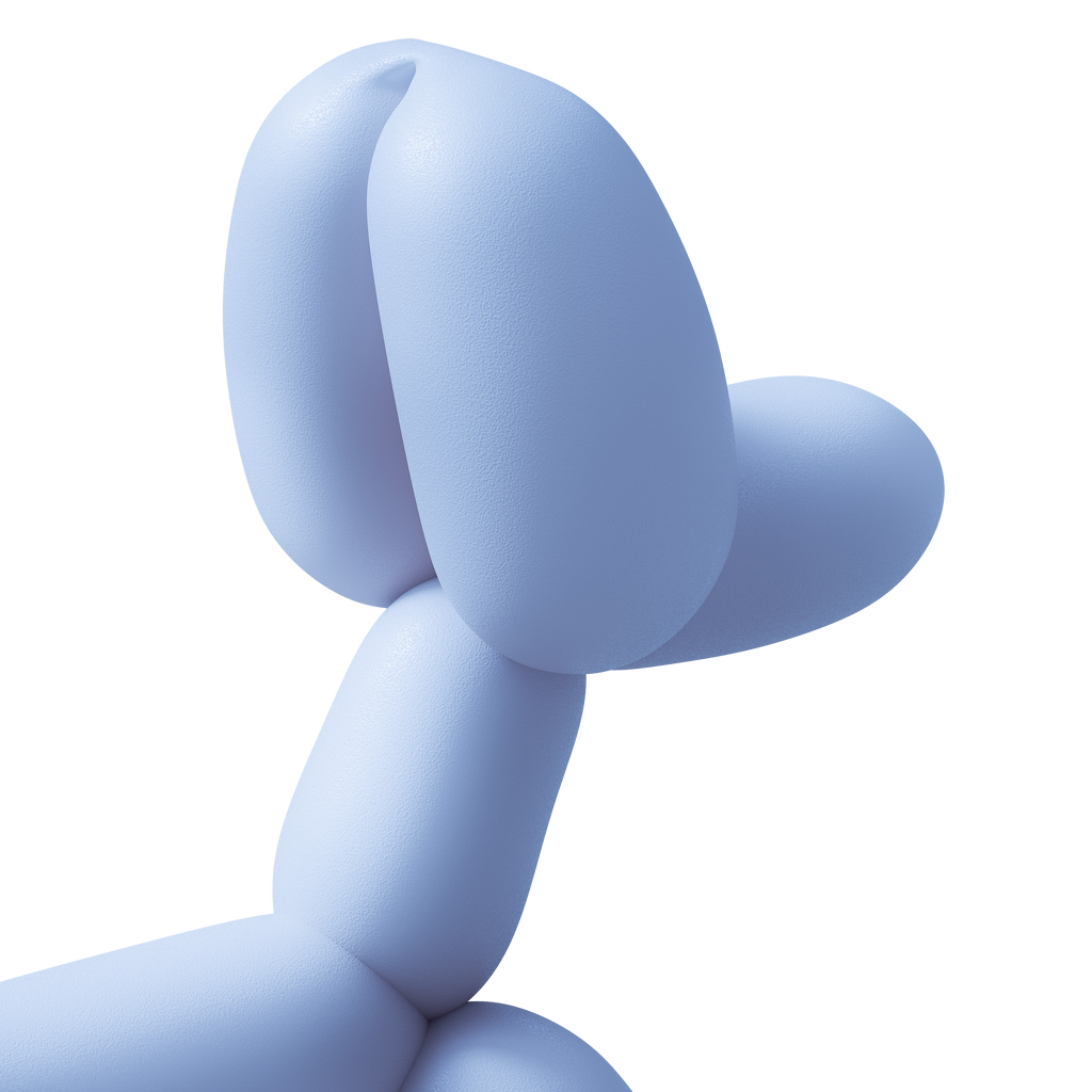 Seabrook Collection Balloon Toy Pup -4