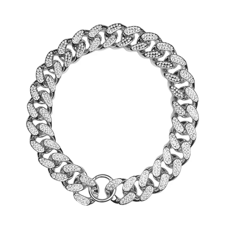 Cypress Collection Sparkle Dog Collar Necklace-5