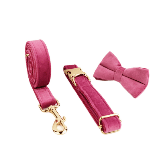 Cypress Collection Velvet Collar and Leash Set-5
