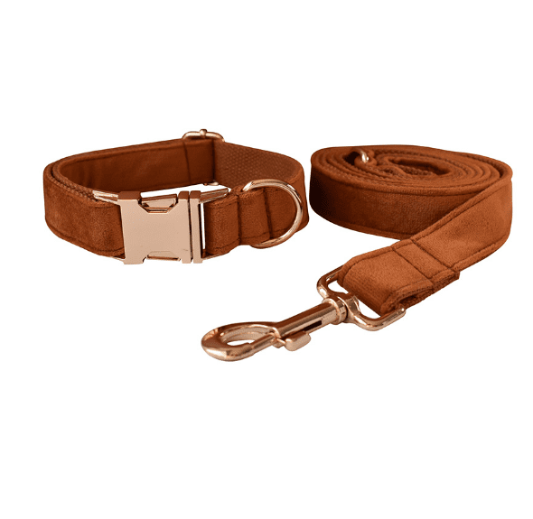 Cypress Collection Velvet Collar and Leash Set-8