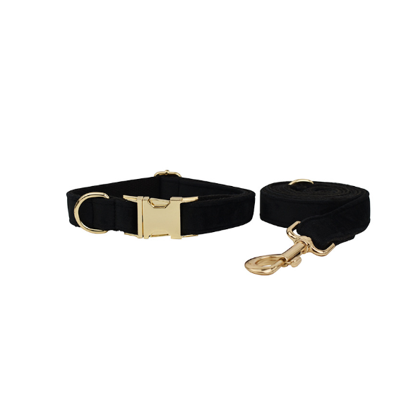 Cypress Collection Velvet Collar and Leash Set-10