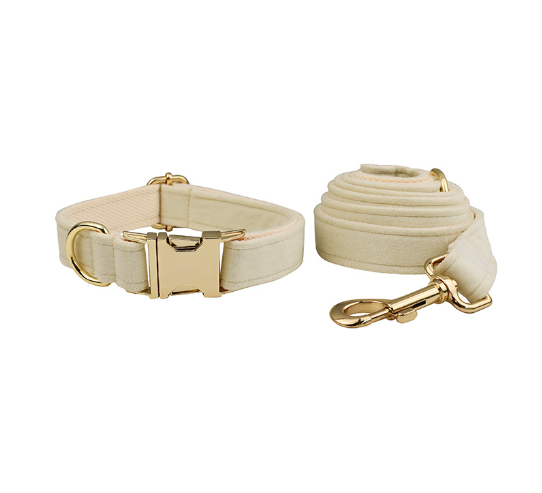 Cypress Collection Velvet Collar and Leash Set-14