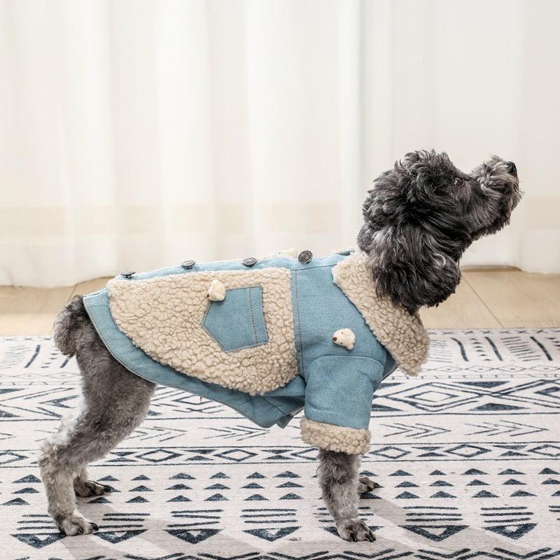 Desmond Collection Denim And Fleece Vest-4