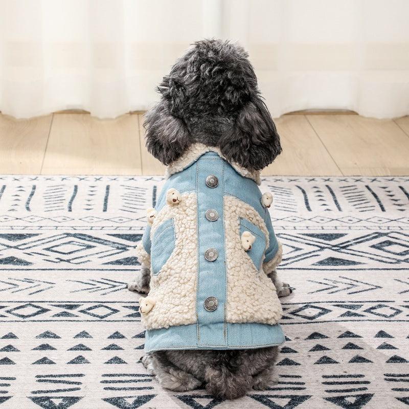 Desmond Collection Denim And Fleece Vest-3