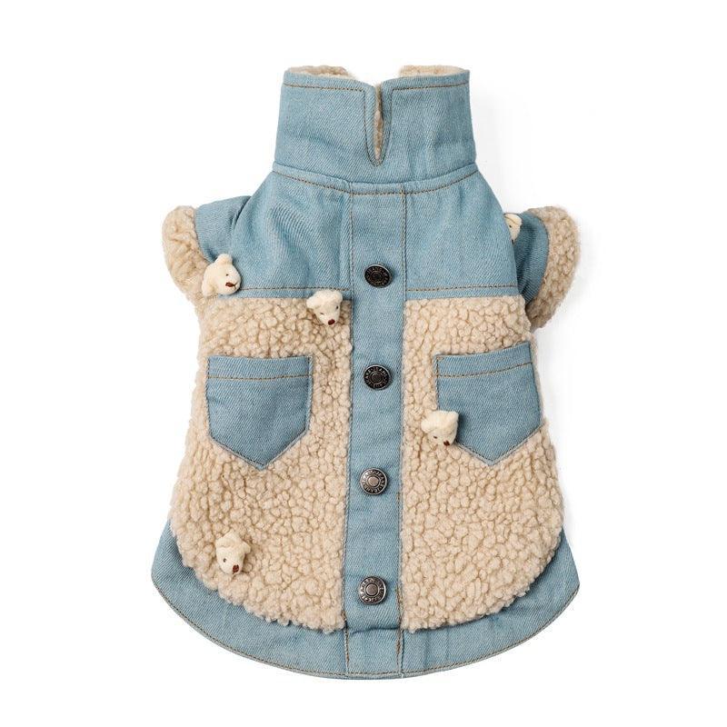 Desmond Collection Denim And Fleece Vest-2