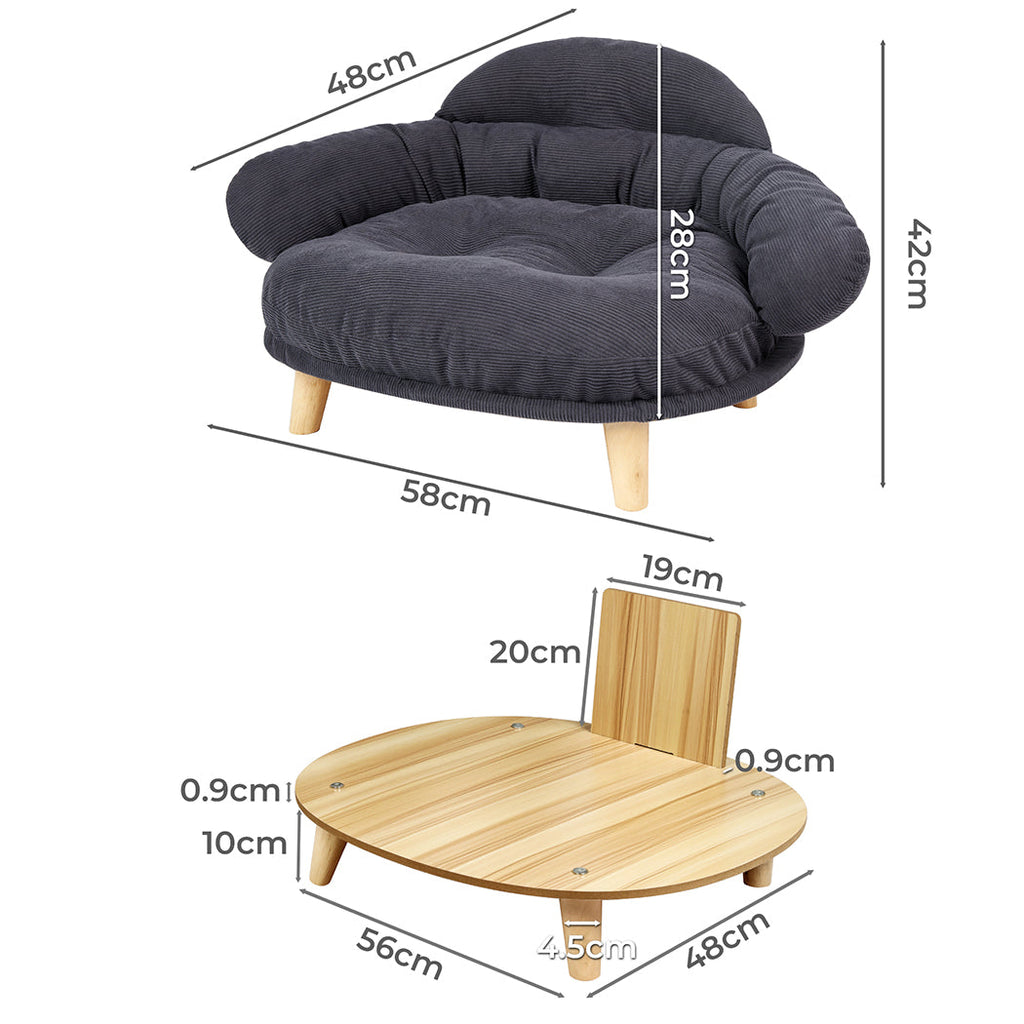 Xavian Collection Elevated Sofa Couch-1